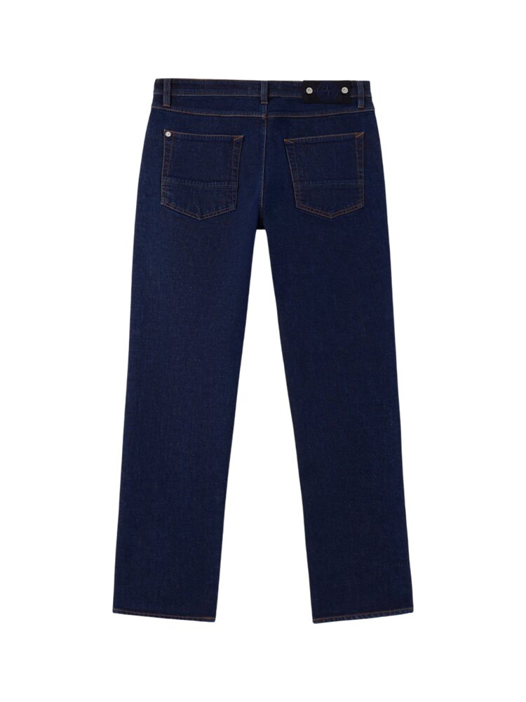 STONE ISLAND DENIM RESEARCH STRETCH INDIGO DENIM-RINSED SLIM STONE ISLAND DENIM RESEARCH STRETCH INDIGO DENIM-RINSED SLIM