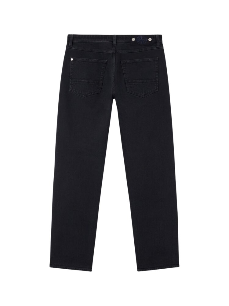 Stone Island STONE ISLAND DENIM RESEARCH STRETCH BLACK DENIM RINSED SLIM Stone Island STONE ISLAND DENIM RESEARCH STRETCH BLACK DENIM RINSED SLIM