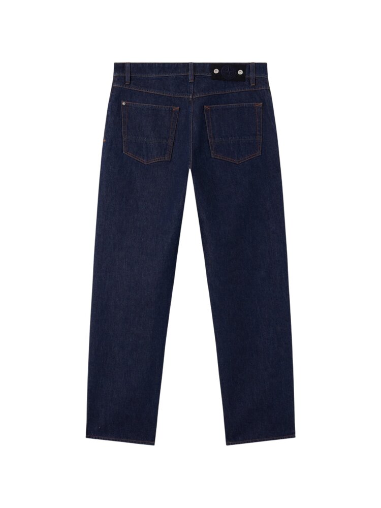 STONE ISLAND DENIM RESEARCH INDIGO DENIM-RINSED LOOSE STONE ISLAND DENIM RESEARCH INDIGO DENIM-RINSED LOOSE