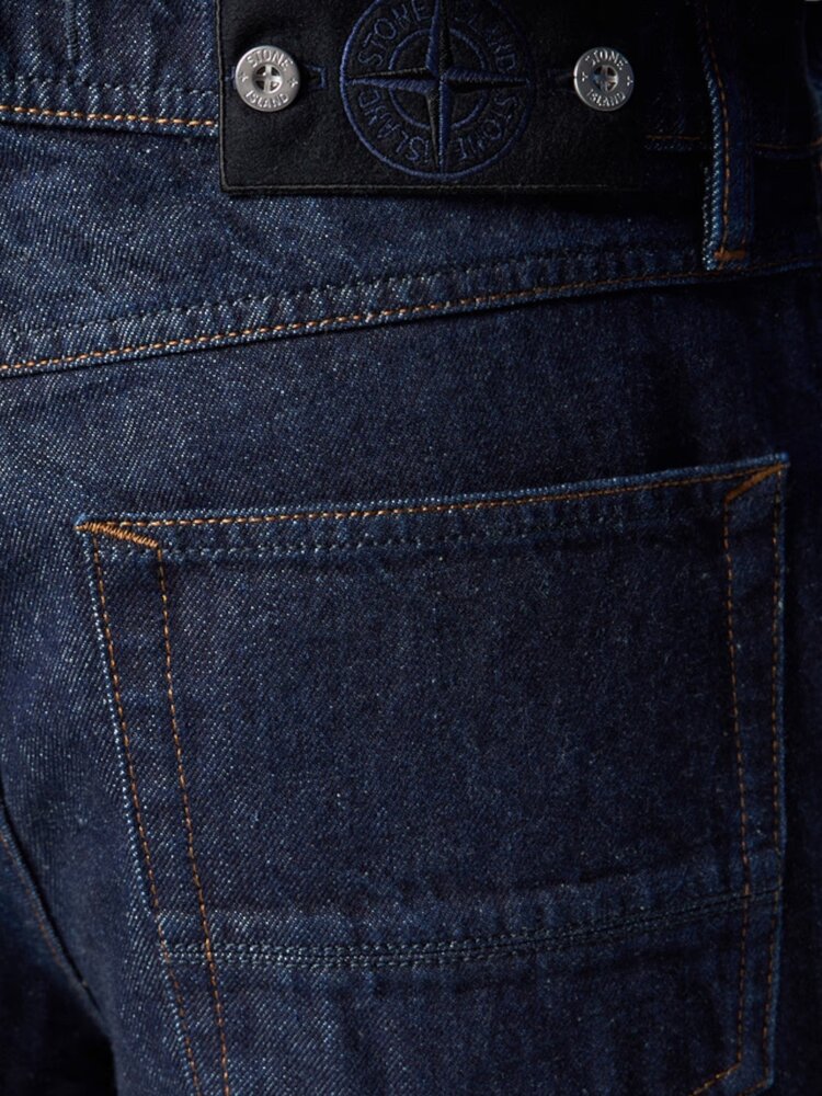 STONE ISLAND DENIM RESEARCH INDIGO DENIM-RINSED LOOSE STONE ISLAND DENIM RESEARCH INDIGO DENIM-RINSED LOOSE