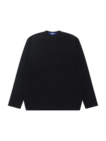 Commes des Garcons Junya Watanabe COMME DES GARÇONS JUNYA WATANABE WOOL BLEND LONGSLEEVE SHIRT ZWART Commes des Garcons Junya Watanabe COMME DES GARÇONS JUNYA WATANABE WOOL BLEND LONGSLEEVE SHIRT ZWART