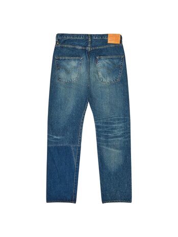 Commes des Garcons Junya Watanabe COMME DES GARÇONS JUNYA WATANABE LEVI'S TWO-TONED JEANS INDIGO BLAUW Commes des Garcons Junya Watanabe COMME DES GARÇONS JUNYA WATANABE LEVI'S TWO-TONED JEANS INDIGO BLAUW