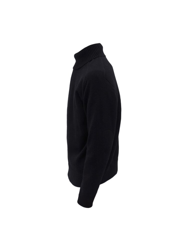 Commes des Garcons Junya Watanabe COMME DES GARÇONS JUNYA WATANABE ROLL NECK PULLOVER ZWART Commes des Garcons Junya Watanabe COMME DES GARÇONS JUNYA WATANABE ROLL NECK PULLOVER ZWART