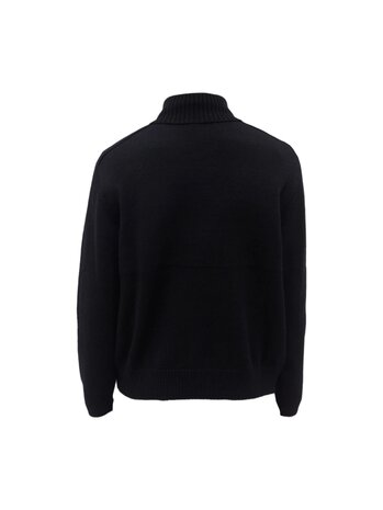 Commes des Garcons Junya Watanabe COMME DES GARÇONS JUNYA WATANABE ROLL NECK PULLOVER ZWART Commes des Garcons Junya Watanabe COMME DES GARÇONS JUNYA WATANABE ROLL NECK PULLOVER ZWART