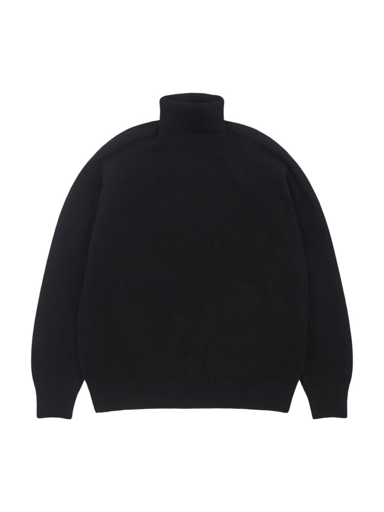 Commes des Garcons Junya Watanabe COMME DES GARÇONS JUNYA WATANABE ROLL NECK PULLOVER ZWART Commes des Garcons Junya Watanabe COMME DES GARÇONS JUNYA WATANABE ROLL NECK PULLOVER ZWART