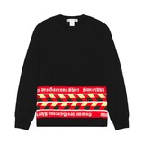 COMME DES GARÇONS SHIRT SCARF PULLOVER ZWART