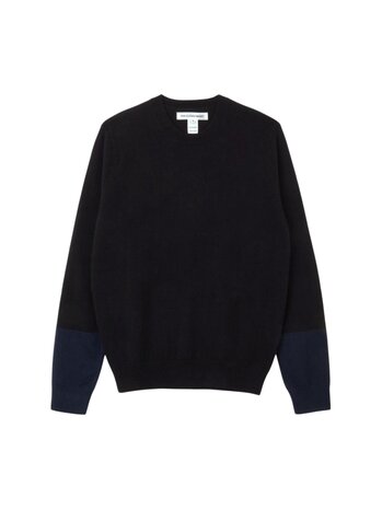 COMME DES GARÇONS SHIRT FOREVER CONTRAST PULLOVER ZWART COMME DES GARÇONS SHIRT FOREVER CONTRAST PULLOVER ZWART