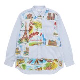COMME DES GARÇONS SHIRT PATCHWORK LANDMARK SHIRT MULTICOLOR