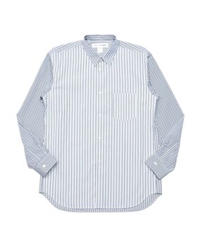 Comme des Garcons Shirt COMME DES GARÇONS SHIRT FOREVER STRIPED SHIRT BLAUW