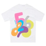 COMME DES GARÇONS SHIRT GRAPHIC PRINTED T-SHIRT WIT