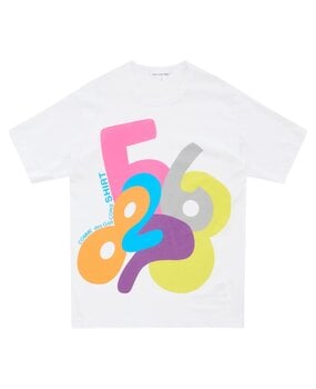 Comme des Garcons Shirt COMME DES GARÇONS SHIRT GRAPHIC PRINTED T-SHIRT WIT