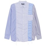 COMME DES GARÇONS HOMME MULTI STRIPE SHIRT BLAUW