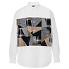 Comme des Garcons Homme COMME DES GARÇONS HOMME PATCHWORK MIX SHIRT WIT