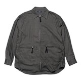 COMME DES GARÇONS HOMME ZIP FLANNEL SHIRT GRIJS