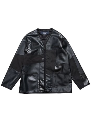 Comme des Garcons Homme COMME DES GARÇONS HOMME SYNTH LEATHER PATCHWORK MIX JACK ZWART