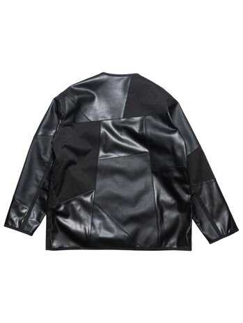Comme des Garcons Homme COMME DES GARÇONS HOMME SYNTH LEATHER PATCHWORK MIX JACK ZWART