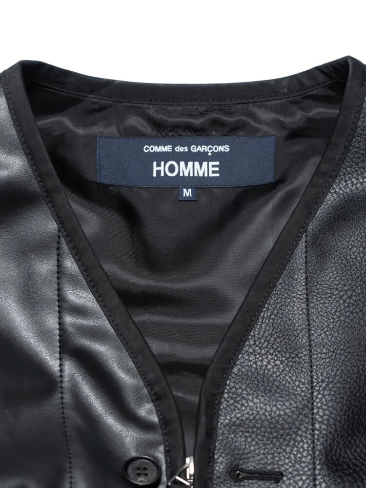 COMME DES GARÇONS HOMME SYNTH LEATHER PATCHWORK MIX JACK ZWART COMME DES GARÇONS HOMME SYNTH LEATHER PATCHWORK MIX JACK ZWART