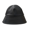 Comme des Garcons Homme COMME DES GARÇONS HOMME SYNTH LEATHER BUCKET HAT ZWART