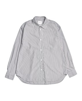 Norse Projects NORSE PROJECTS OLE FINE OVERSIZED SHIRT ZWART/WIT