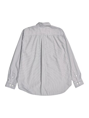 Norse Projects NORSE PROJECTS OLE FINE OVERSIZED SHIRT ZWART/WIT