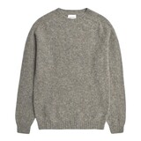 NORSE PROJECTS BIRNIR BRUSHED LAMBSWOOL PULLOVER GROEN