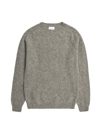 NORSE PROJECTS BIRNIR BRUSHED LAMBSWOOL PULLOVER GROEN NORSE PROJECTS BIRNIR BRUSHED LAMBSWOOL PULLOVER GROEN