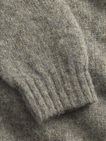 NORSE PROJECTS BIRNIR BRUSHED LAMBSWOOL PULLOVER GROEN NORSE PROJECTS BIRNIR BRUSHED LAMBSWOOL PULLOVER GROEN