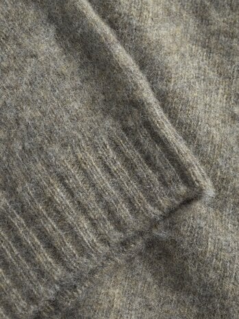 NORSE PROJECTS BIRNIR BRUSHED LAMBSWOOL PULLOVER GROEN NORSE PROJECTS BIRNIR BRUSHED LAMBSWOOL PULLOVER GROEN