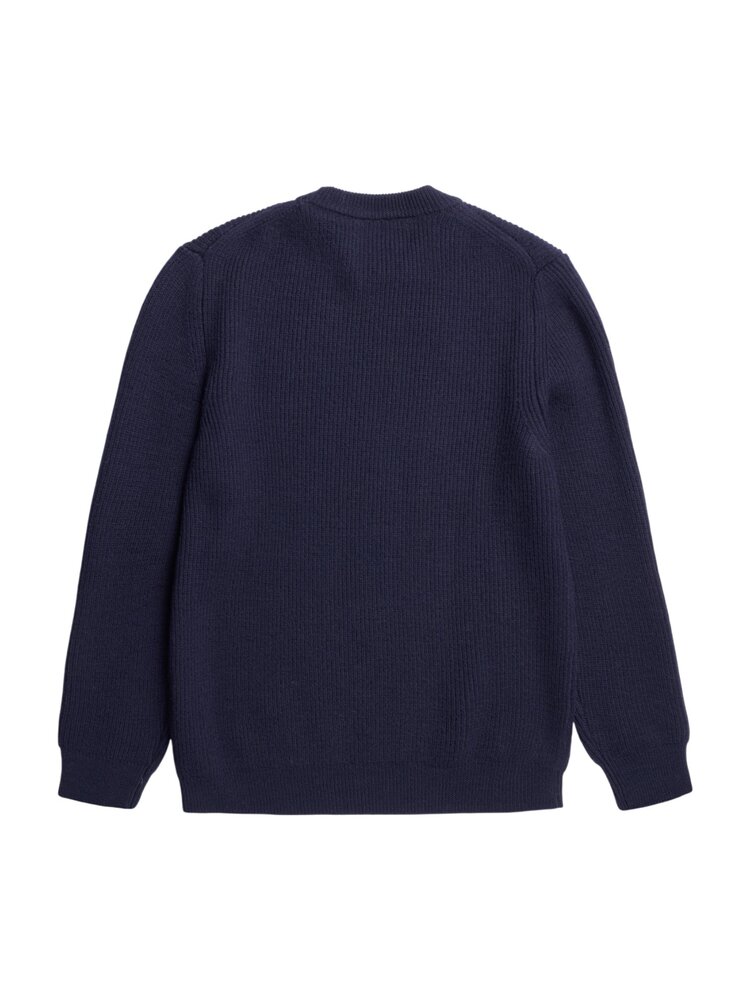 NORSE PROJECTS HENNING RIB PULLOVER MARINE NORSE PROJECTS HENNING RIB PULLOVER MARINE