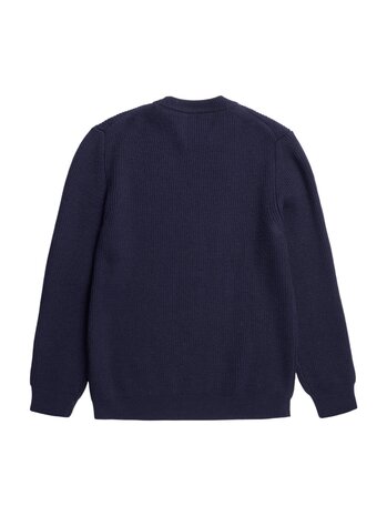 NORSE PROJECTS HENNING RIB PULLOVER MARINE NORSE PROJECTS HENNING RIB PULLOVER MARINE