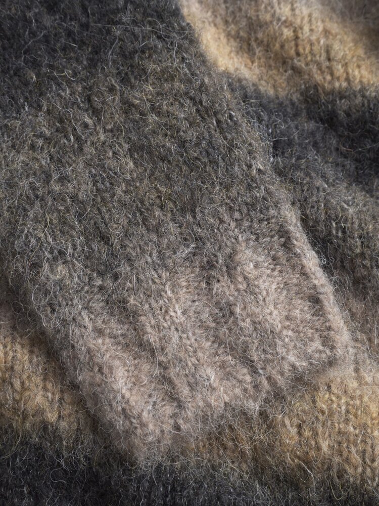 Norse Projects NORSE PROJECTS ERIK GRADIENT ALPACA OVERSHIRT MULTICOLOR