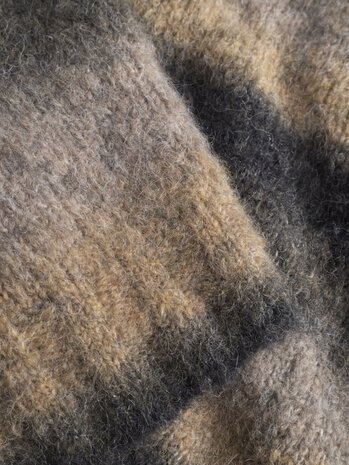 NORSE PROJECTS ERIK GRADIENT ALPACA OVERSHIRT MULTICOLOR