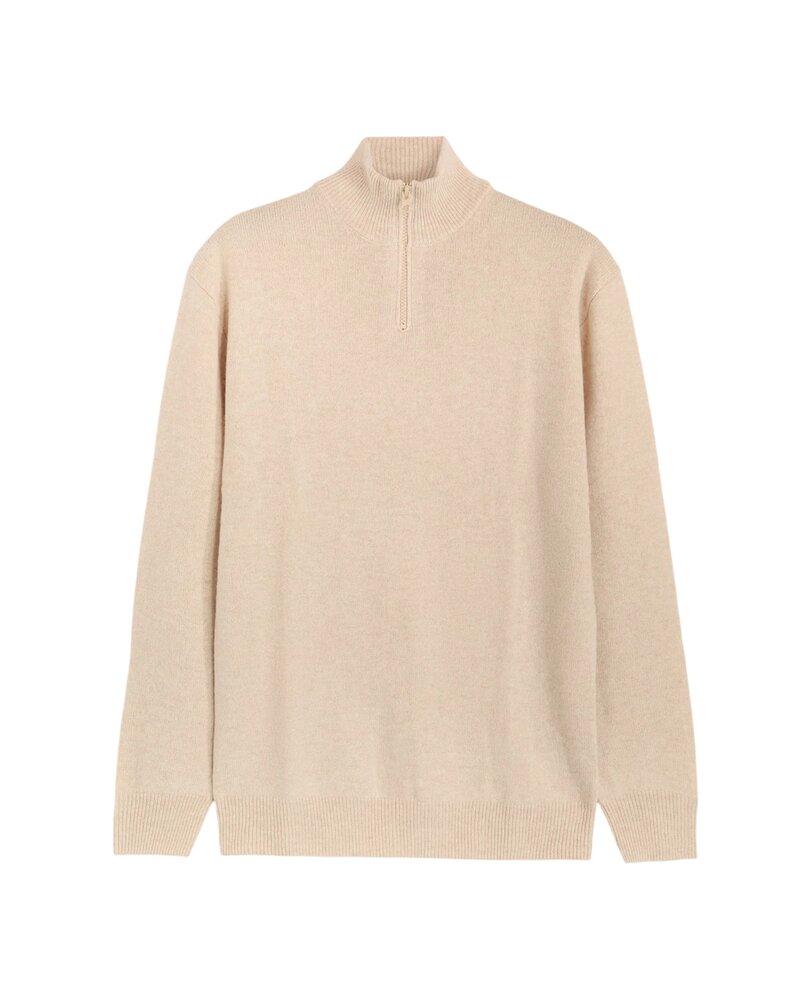 Aspesi ASPESI HIGH-NECK JUMPER PULLOVER NATUREL BEIGE