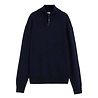 ASPESI HIGH-NECK JUMPER PULLOVER NAVY
