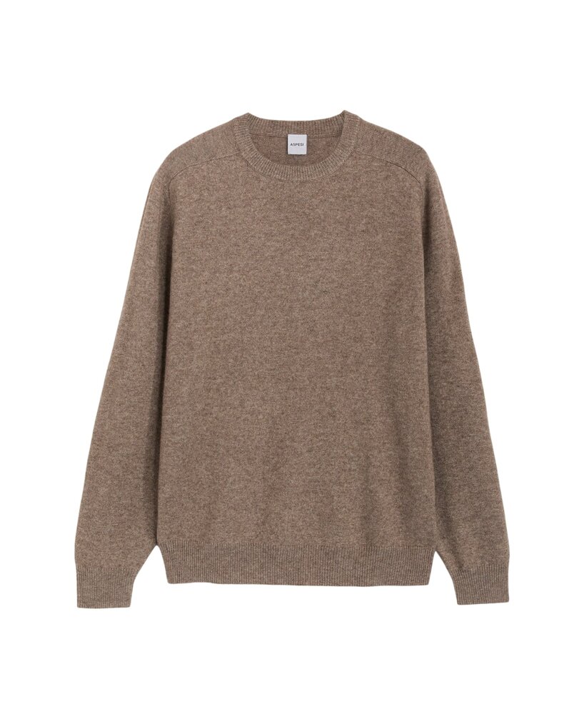 Aspesi ASPESI CASHMERE AND WOOL PULLOVER DOVE GREY