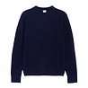 ASPESI BRUSHED WOOL CREWNECK PULLOVER NAVY ASPESI BRUSHED WOOL CREWNECK PULLOVER NAVY