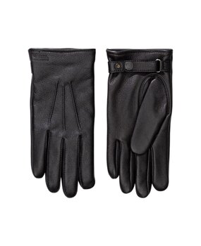 NORSE PROJECTS X HESTRA SALEN LEATHER GLOVES ZWART