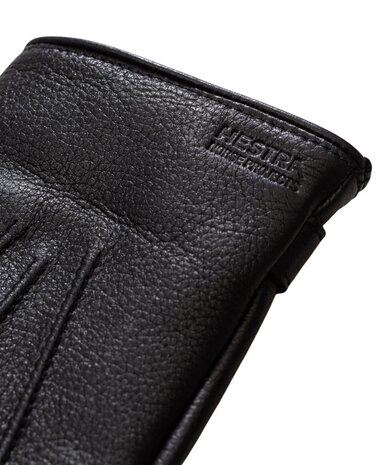 NORSE PROJECTS X HESTRA SALEN LEATHER GLOVES ZWART NORSE PROJECTS X HESTRA SALEN LEATHER GLOVES ZWART