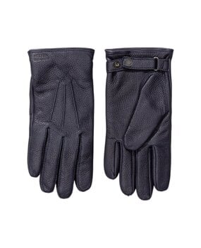 Norse Projects NORSE PROJECTS X HESTRA SALEN LEATHER GLOVES NAVY