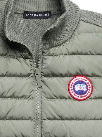 Canada Goose CANADA GOOSE HYBRIDGE KNIT VEST BODYWARMER GROEN