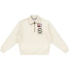PAL SPORTING GOODS COMPANY HALF ZIP SWEATER MARSHMALLOW