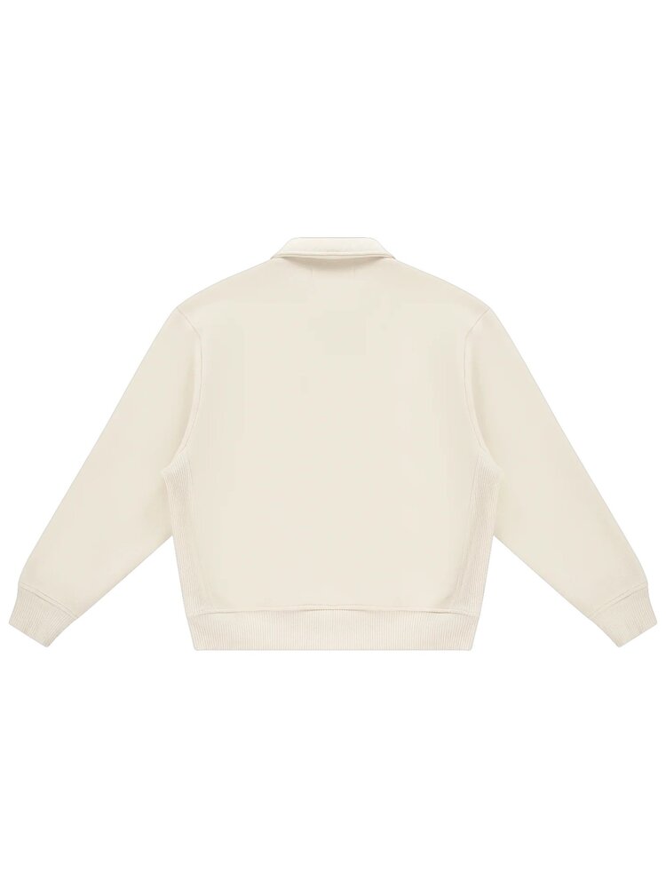 PAL SPORTING GOODS COMPANY HALF ZIP SWEATER MARSHMALLOW