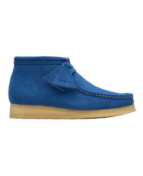 Clarks CLARKS WALLABEE BOOT SUÈDE BLAUW