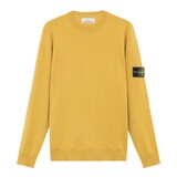 STONE ISLAND LIGHT WOOL PULLOVER MUSTARD GEEL