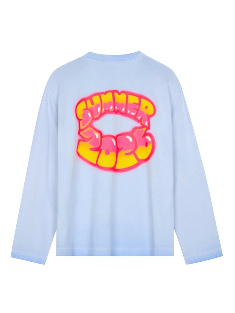 FLÂNEUR AIRBRUSH SUMMER LONGSLEEVE WASHED BLUE FLÂNEUR AIRBRUSH SUMMER LONGSLEEVE WASHED BLUE