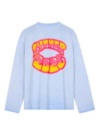 FLÂNEUR AIRBRUSH SUMMER LONGSLEEVE WASHED BLUE FLÂNEUR AIRBRUSH SUMMER LONGSLEEVE WASHED BLUE