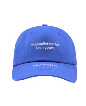 FLÂNEUR PLAYLIST CAP BLAUW