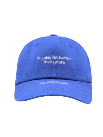FLÂNEUR PLAYLIST CAP BLAUW