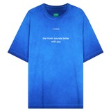 FLÂNEUR WITH YOU T-SHIRT WASHED BLUE