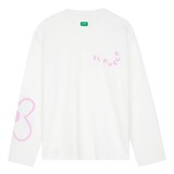 FLÂNEUR BLOSSOM LONGSLEEVE T-SHIRT WIT
